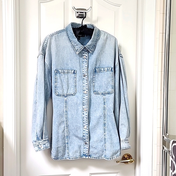 New! BLANKNYC Denim Jacket - sz L - Picture 1 of 2